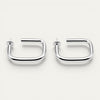 Aretes Intención de plata esterlina .925 de PEONIA