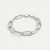 Pulsera Declaración de plata esterlina .925 de PEONIA