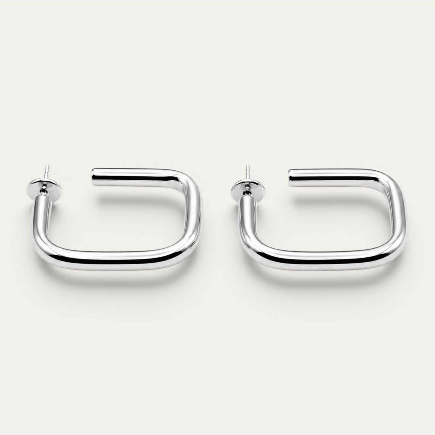 Aretes Intención de plata esterlina .925 de PEONIA
