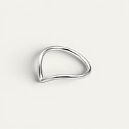 Anillo Lealtad de plata .925, banda delgada de 2 mm