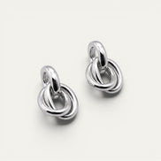 Aretes Legado de plata esterlina .925 de PEONIA
