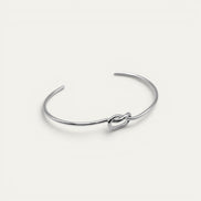 Brazalete Vínculo de plata .925, detalle del diseño cuff