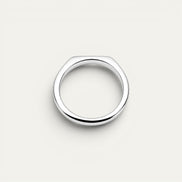 Anillo Permanencia de plata .925, banda de 2 mm